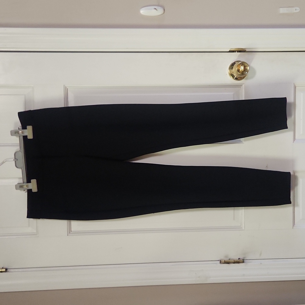 Express Mid Rise Extreme Stretch Skinny Pant Petite Business Casual Office Black